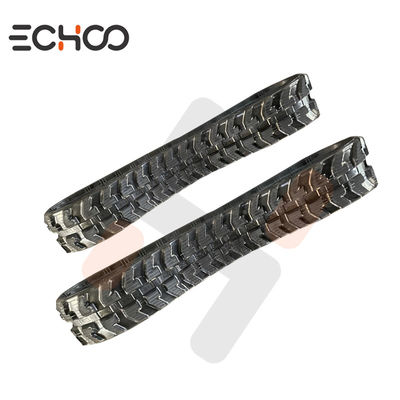 ZX35U মিনি ডগার আন্ডারক্যারেজ যন্ত্রাংশগুলির জন্য রাবার ট্র্যাক প্রাকৃতিক রাবার