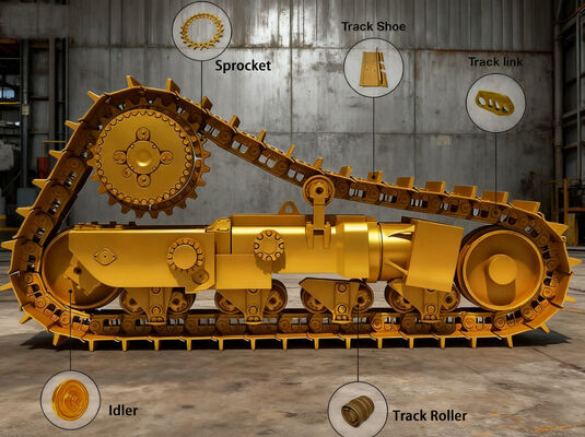 ববকেট কমপ্যাক্ট ট্র্যাক লোডারদের জন্য প্রিমিয়াম আন্ডারকার্সি পার্টস এক-স্টপ একচেটিয়া সরবরাহকারী